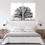 Black And White Winter Trees Wall Decorative Painting