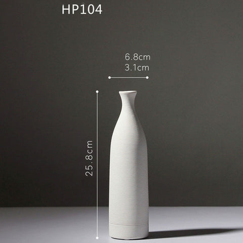 Modern Minimalist Home Ceramic Vase Ornaments