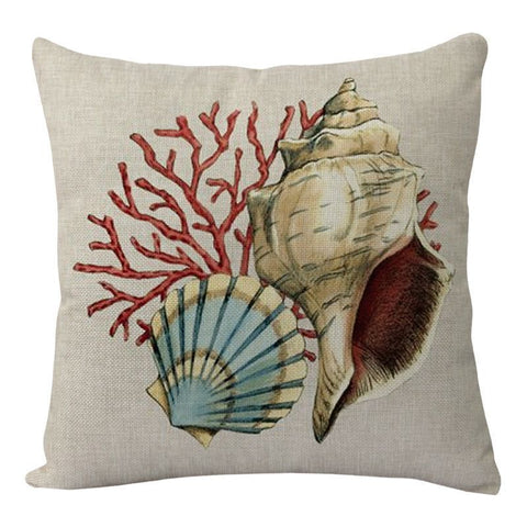 Cushion Covers Sea Turtle Printed Throw Pillow